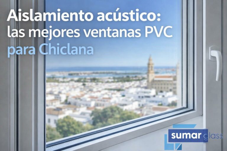 Aislamiento acústico: las mejores ventanas PVC para Chiclana