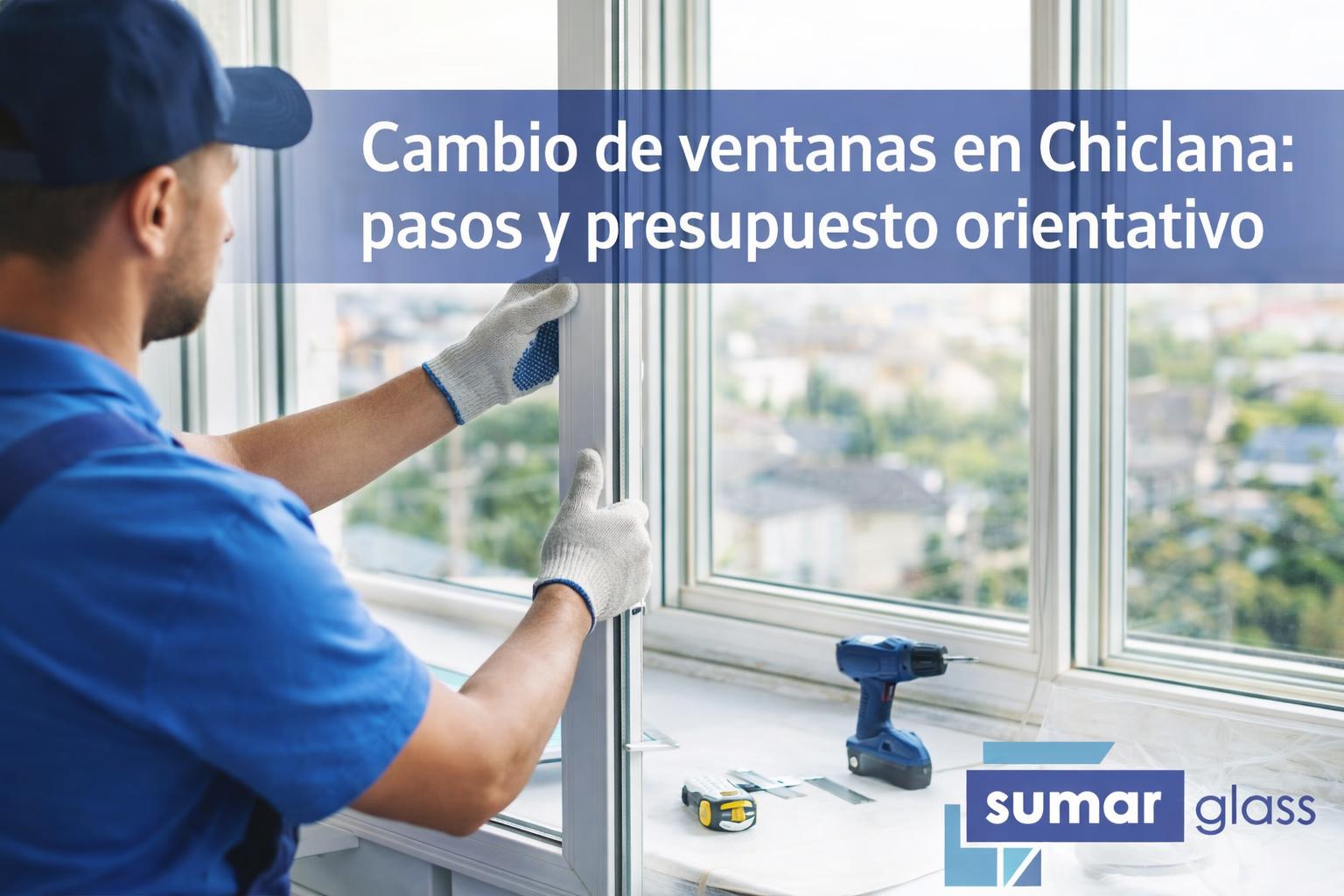 Cambio de ventanas en Chiclana: pasos y presupuesto orientativo