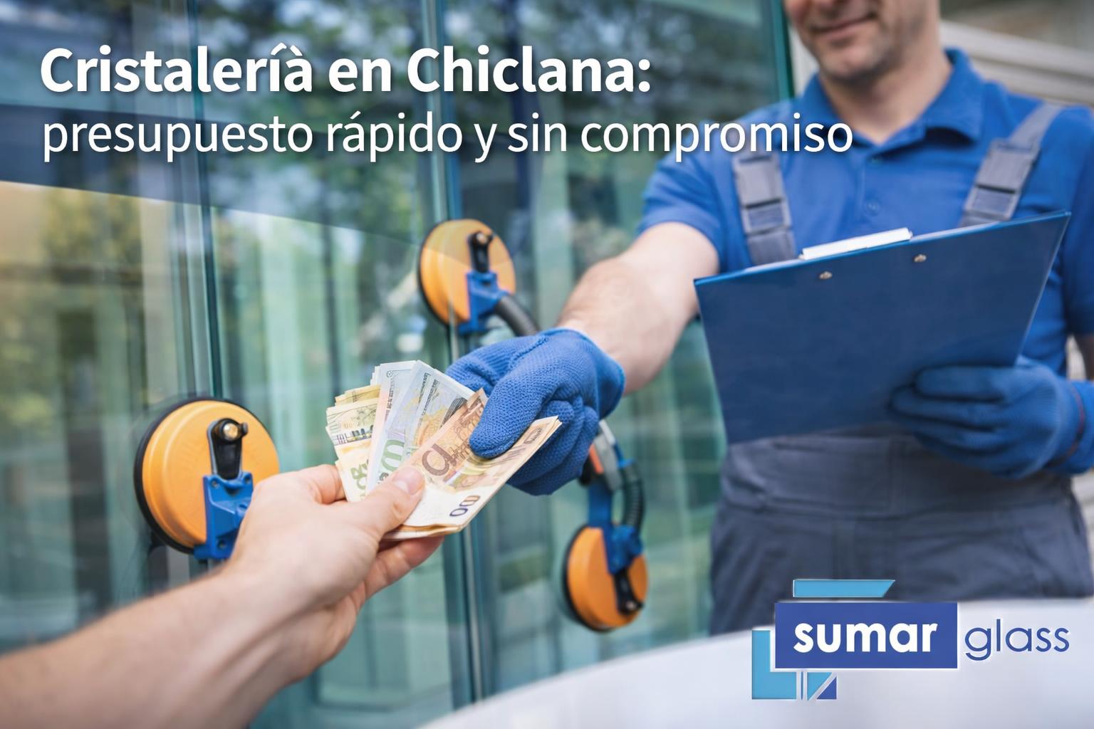 Cristalería en Chiclana: presupuesto rápido y sin compromiso