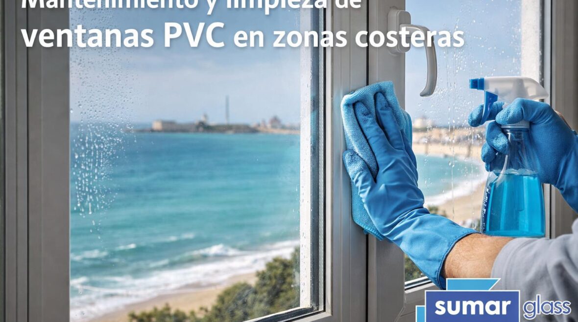 Mantenimiento y limpieza de ventanas PVC en zonas costeras