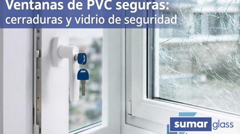 Ventanas de PVC seguras: cerraduras y vidrio de seguridad